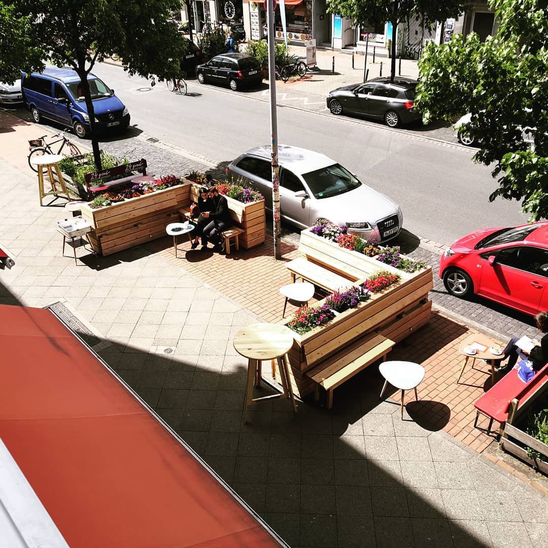 Outdoor-Sitzanlage Caf&eacute; 24 Grad