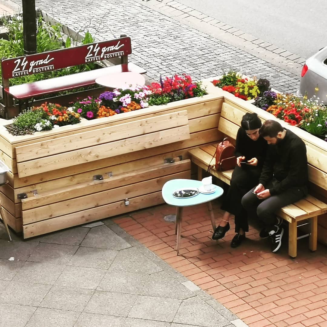 Outdoor-Sitzanlage Caf&eacute; 24 Grad