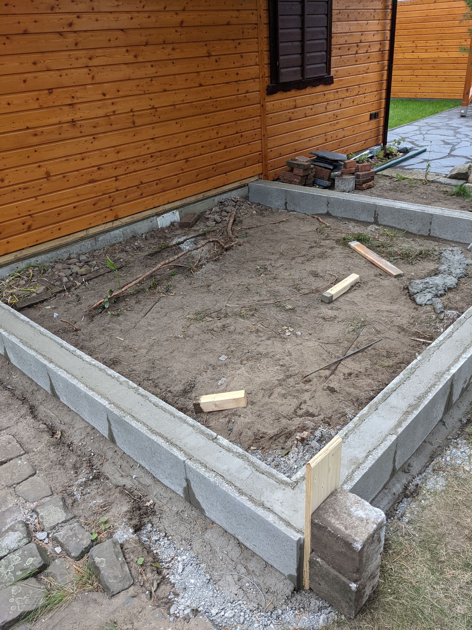 Carport oder Anbau aus Holz