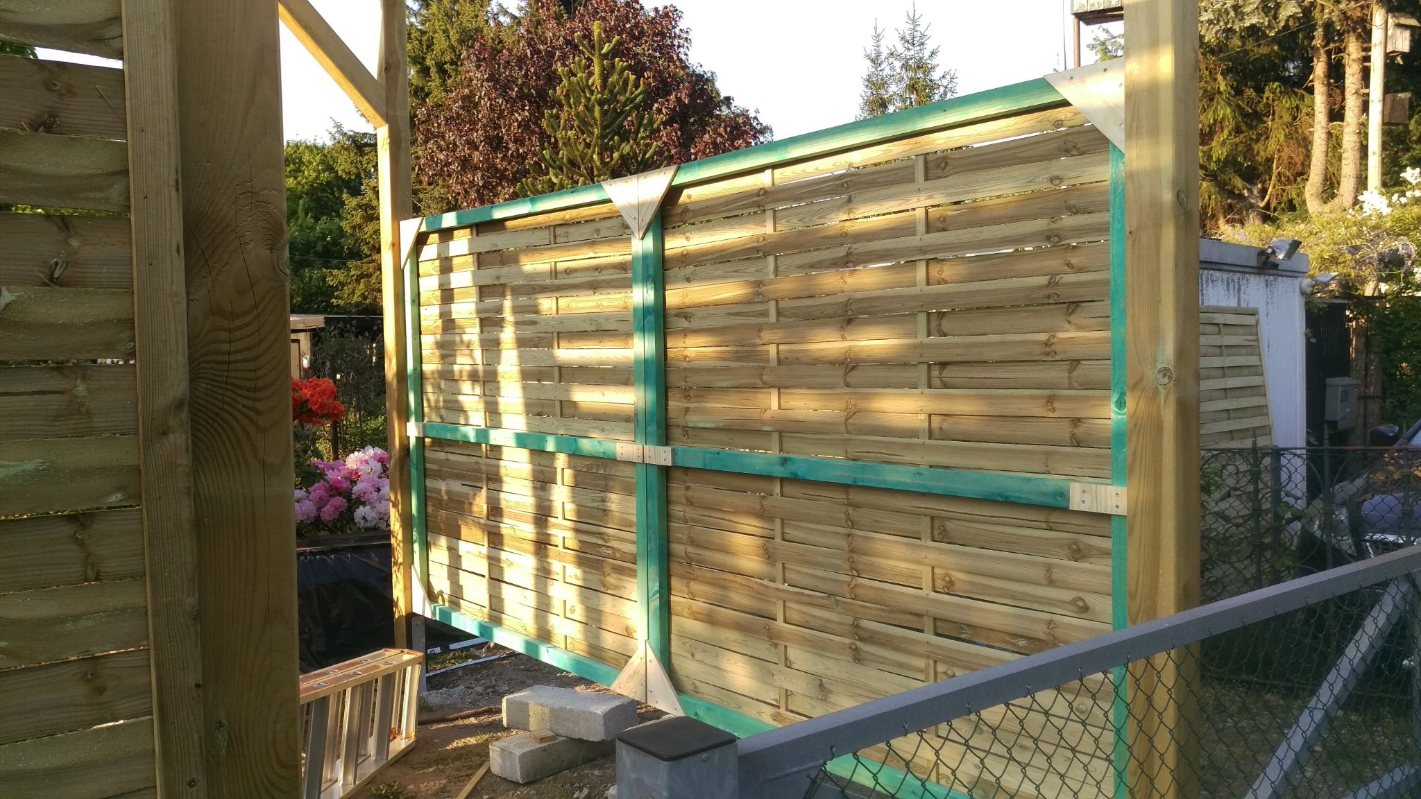 Carport oder Anbau aus Holz